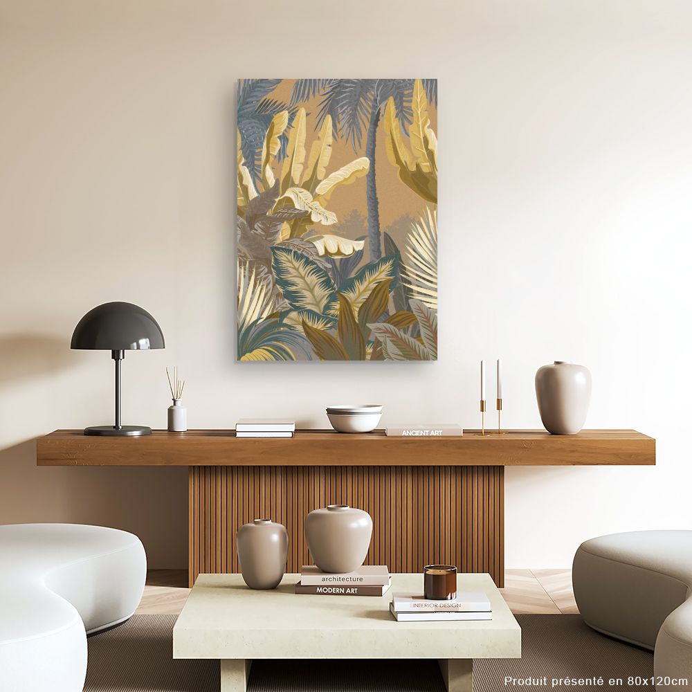 Tableau Feuillage tropical