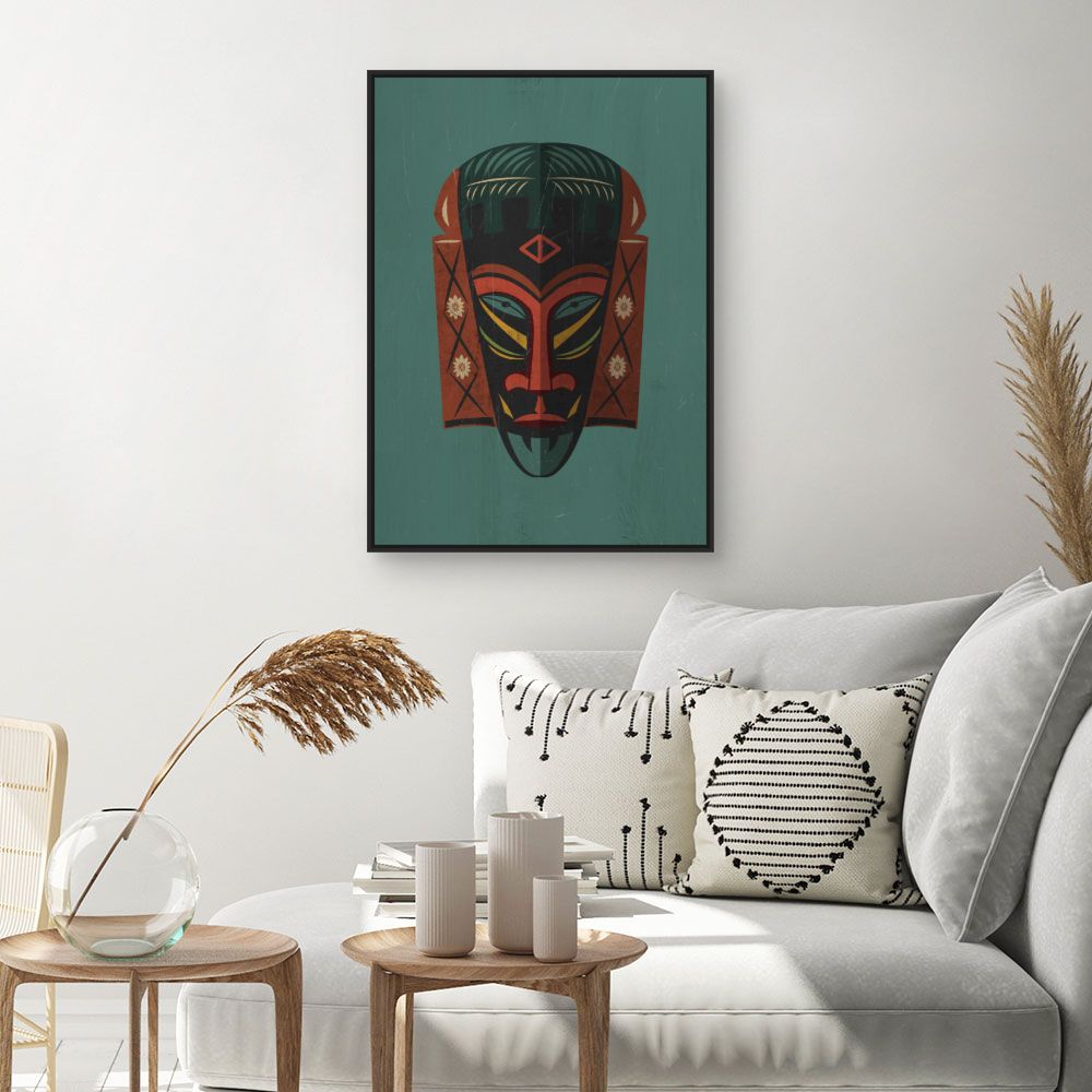 Tableau Masque tribal artistique