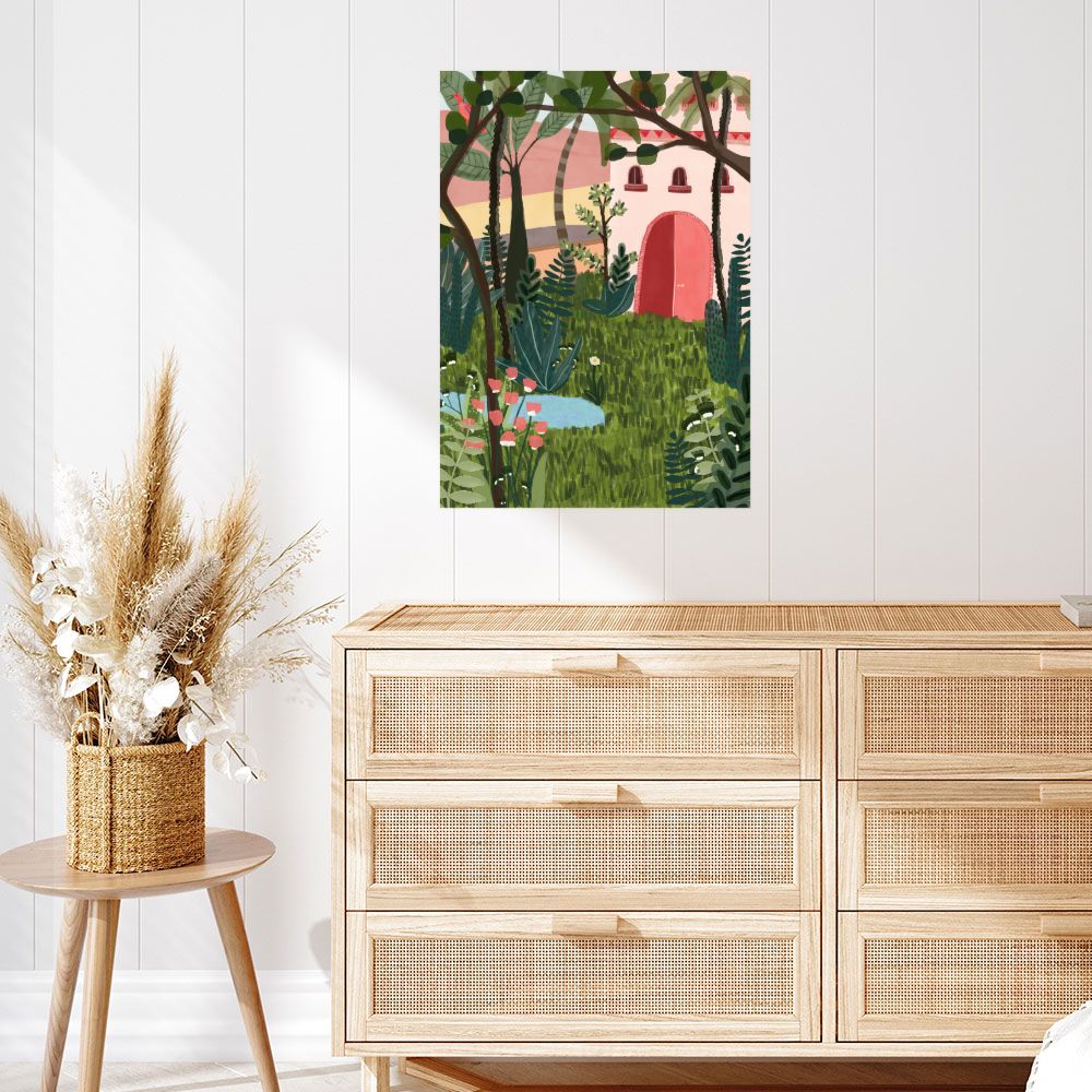 Affiche Jardin exotique