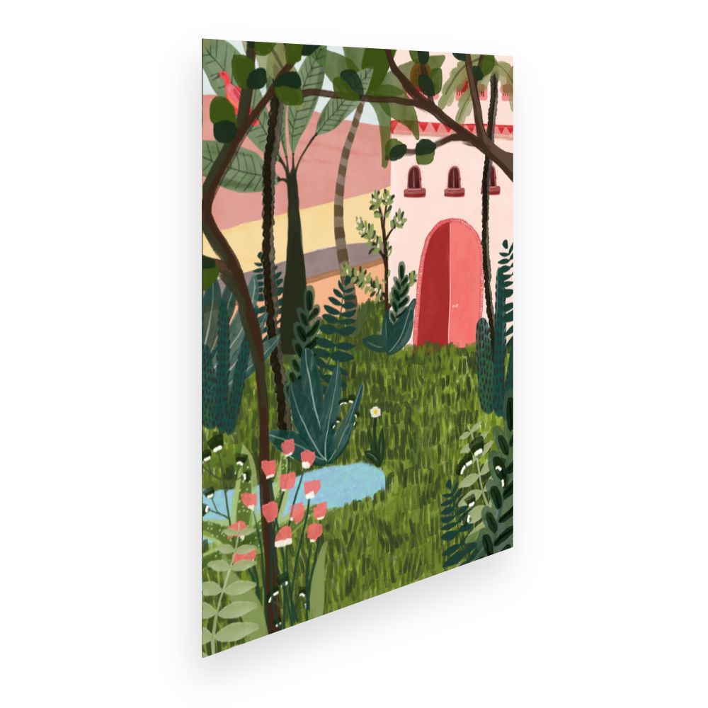 Affiche Jardin exotique