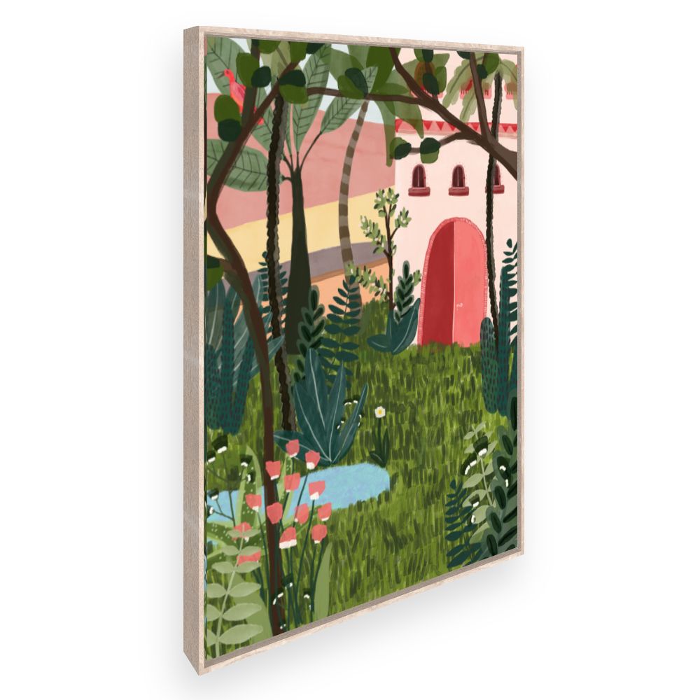 Toile Jardin enchanteur