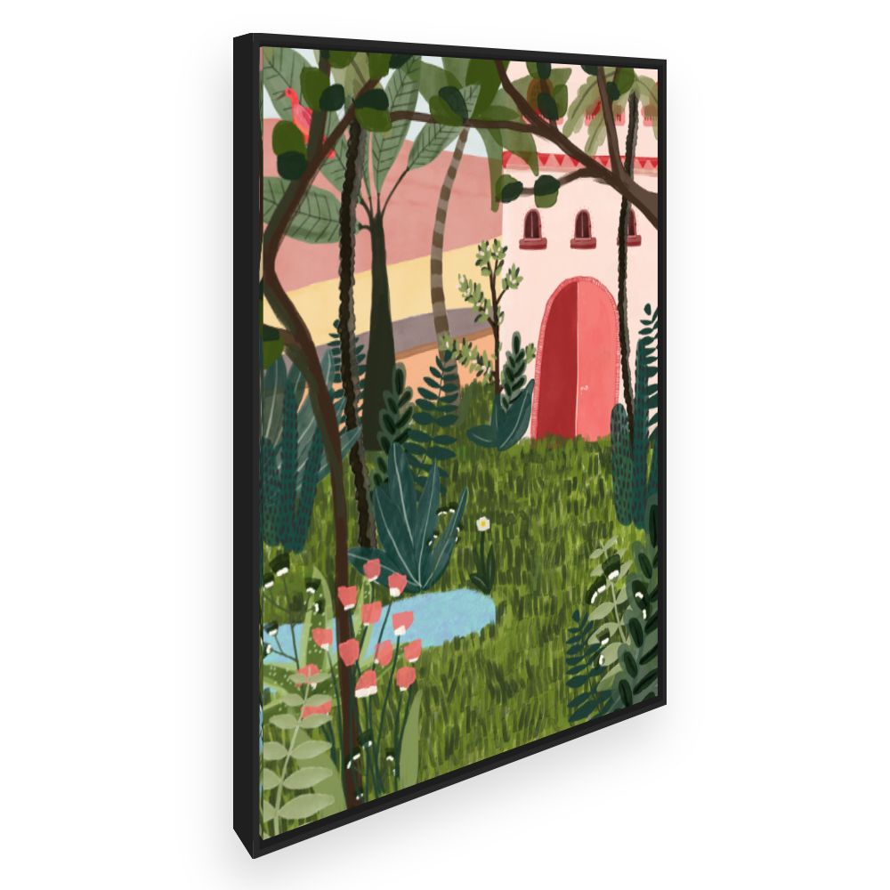 Toile Jardin enchanteur