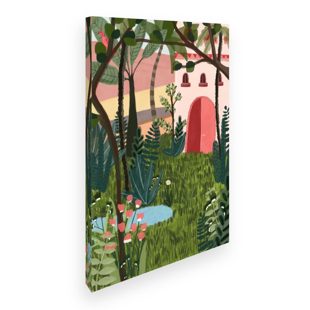 Toile Jardin enchanteur