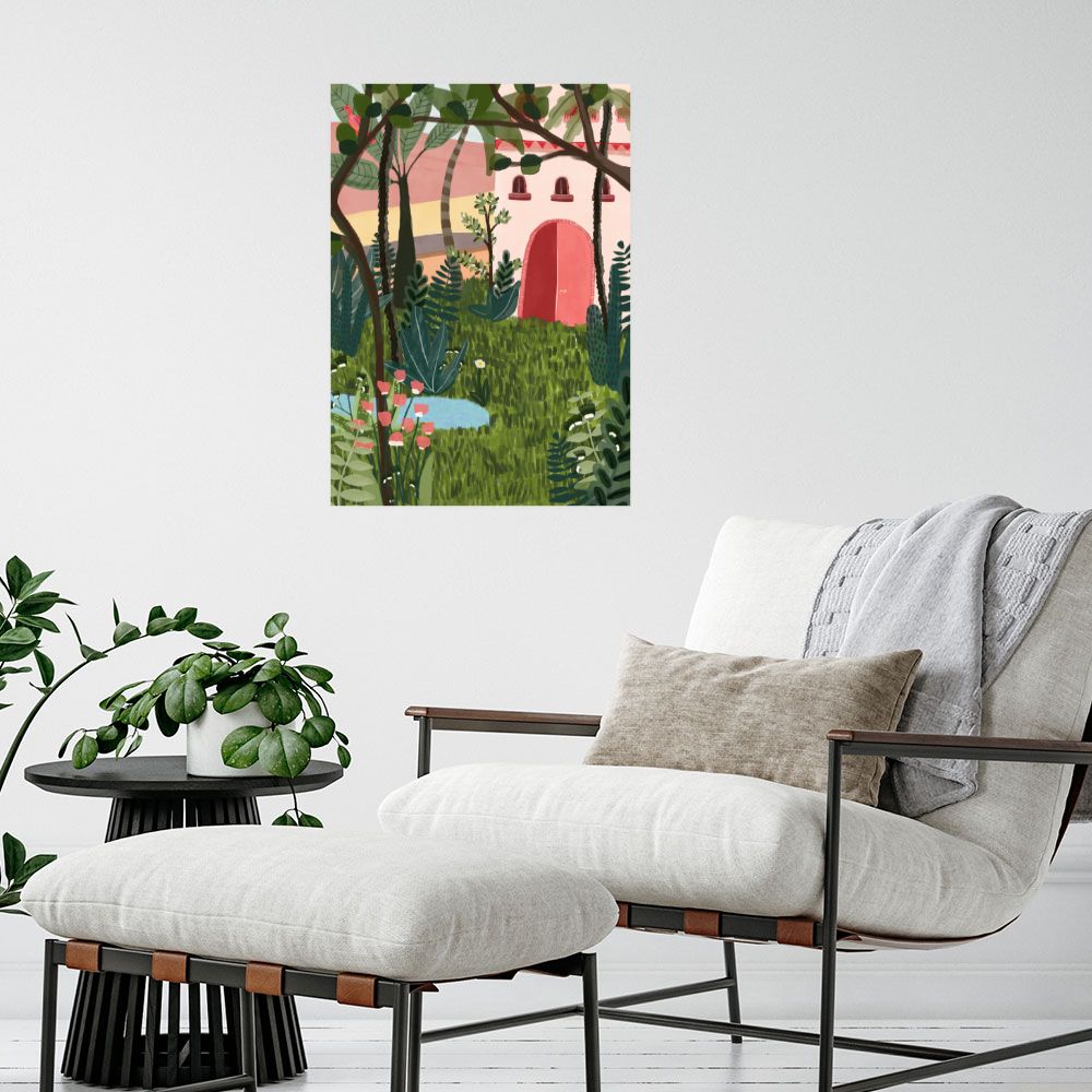Affiche Jardin exotique