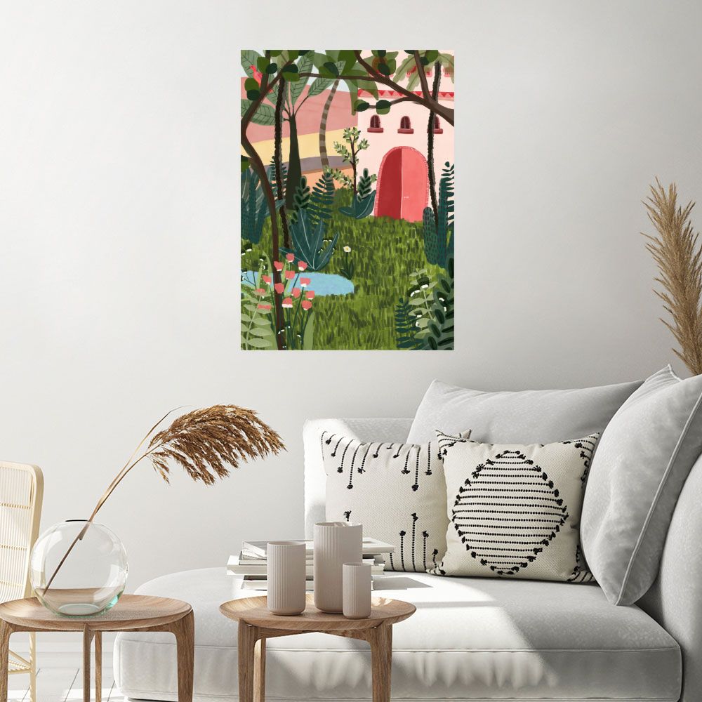 Affiche Jardin exotique