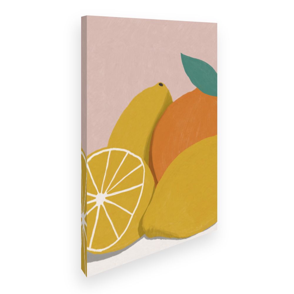 Toile Fruits colorés