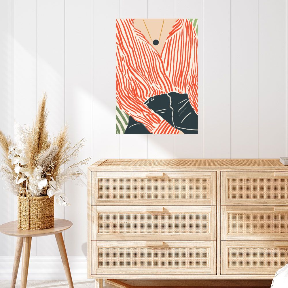 Affiche Rayures vibrantes