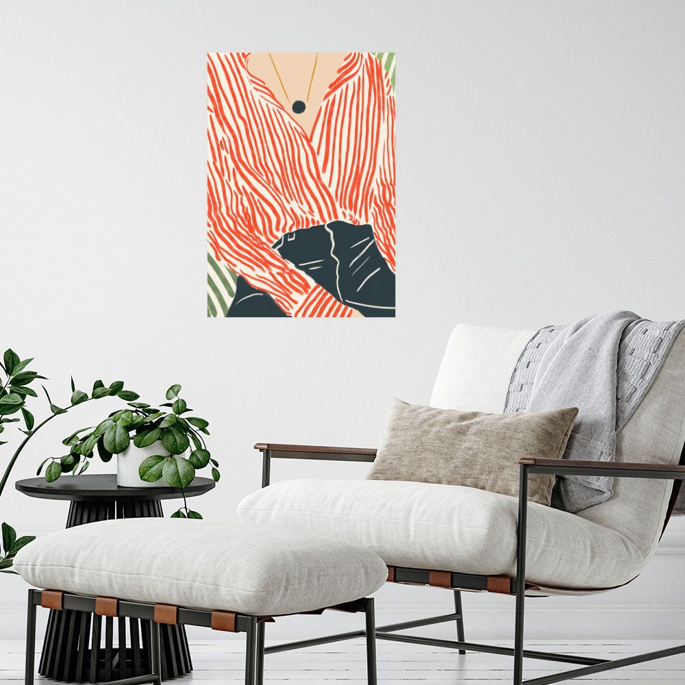 Affiche Rayures vibrantes