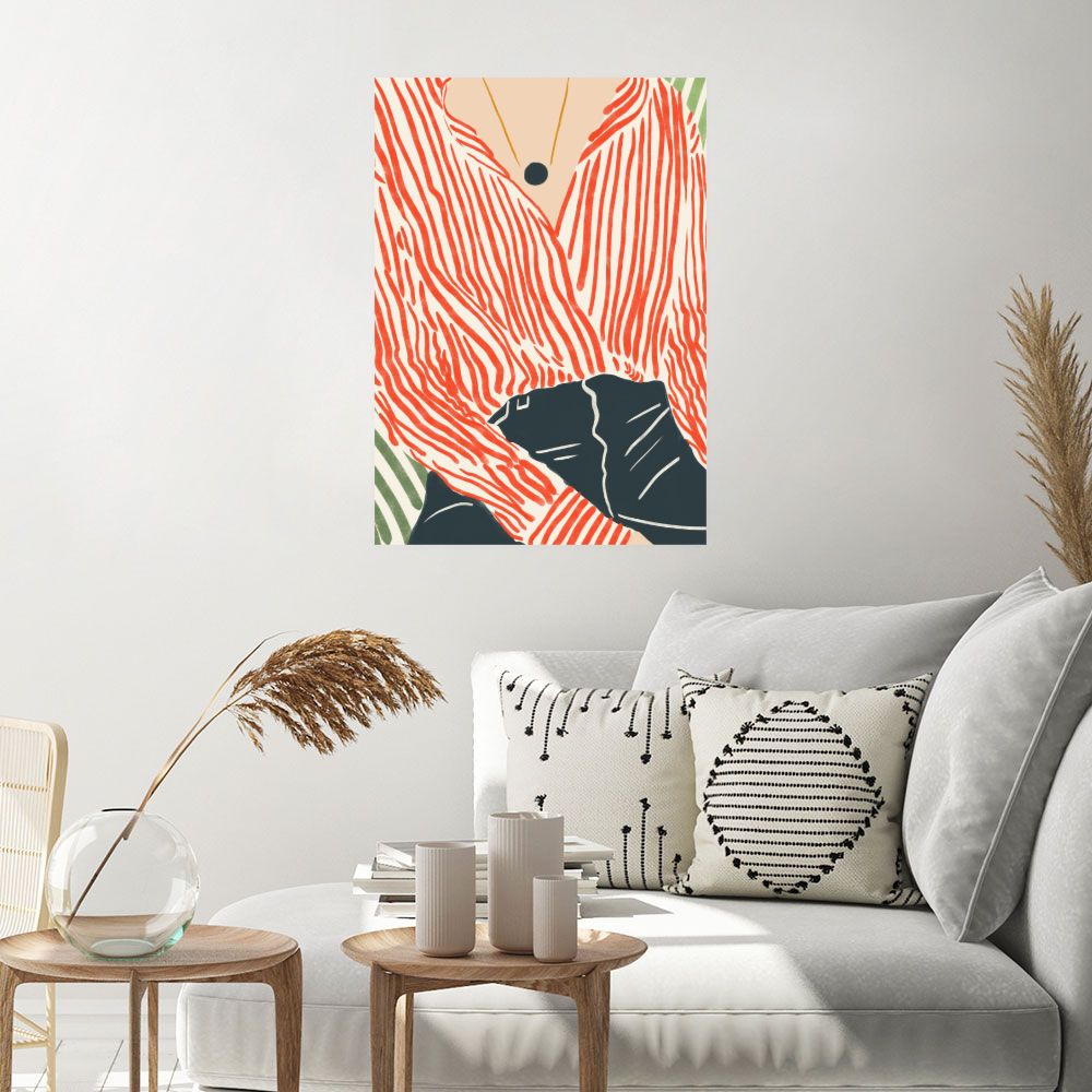 Affiche Rayures vibrantes