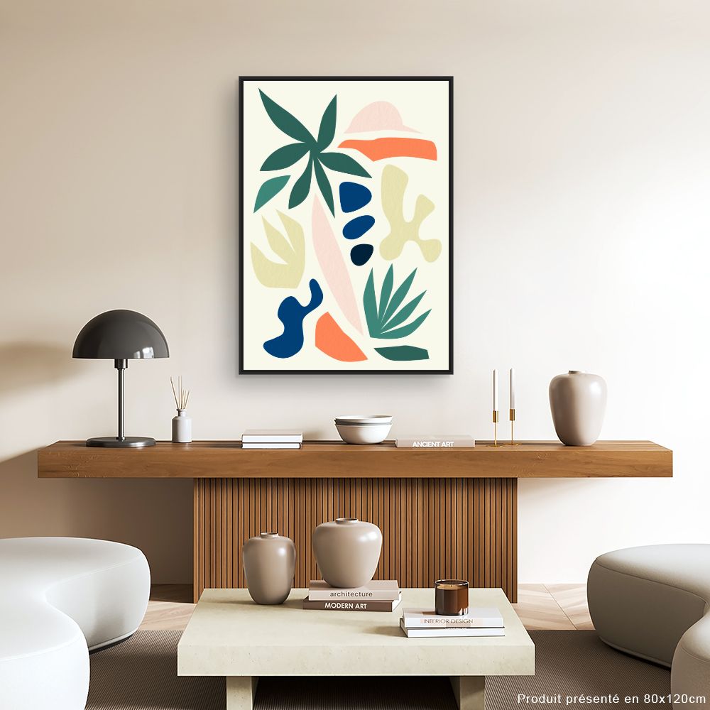 Tableau Formes végétales vivantes