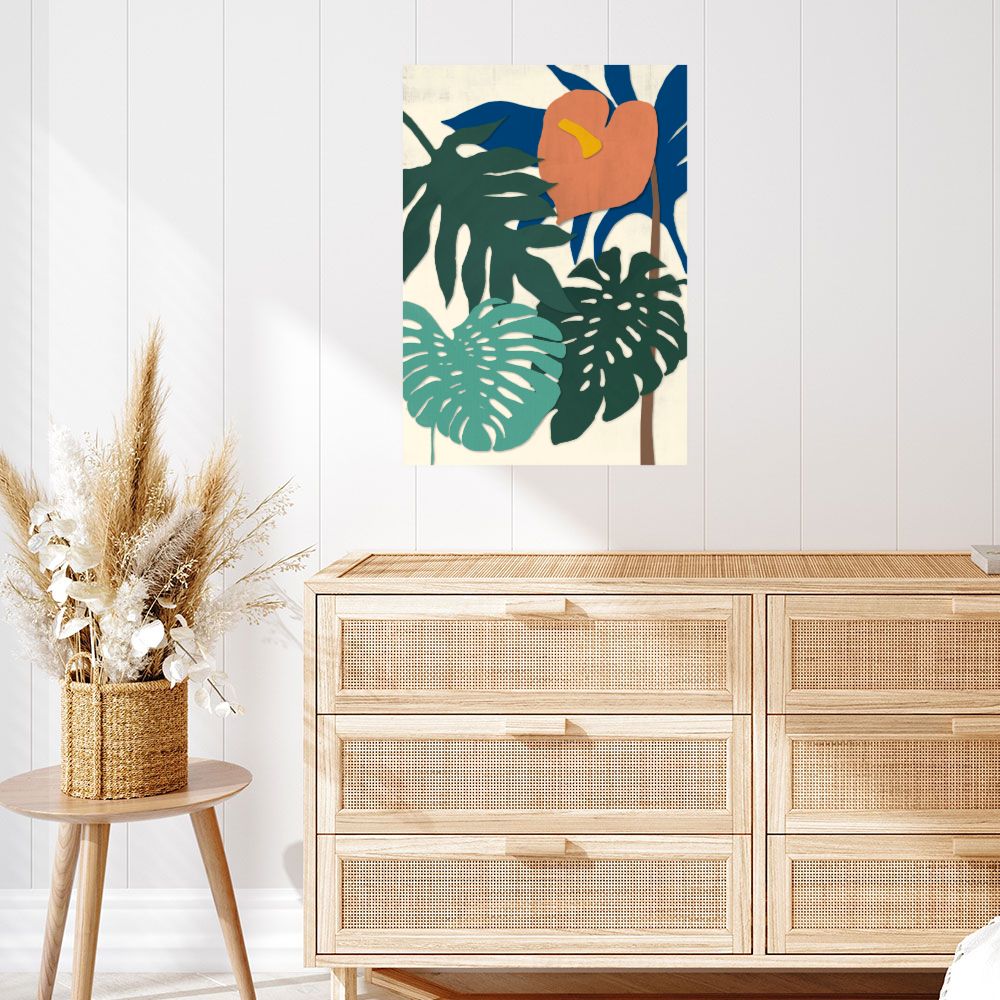 Affiche Feuillage exotique