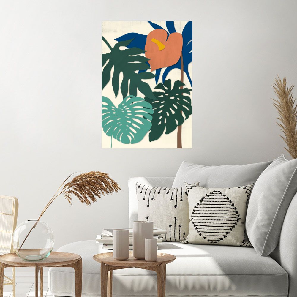 Affiche Feuillage exotique