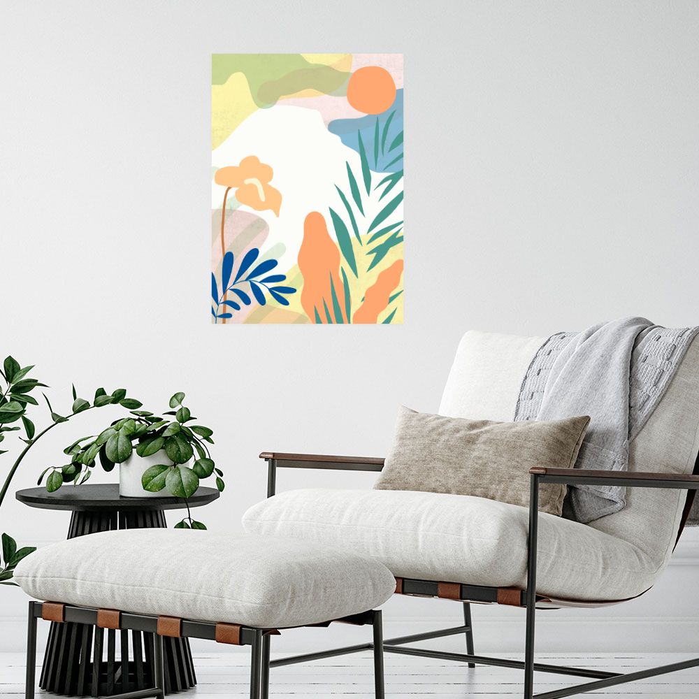Affiche Jardin abstrait