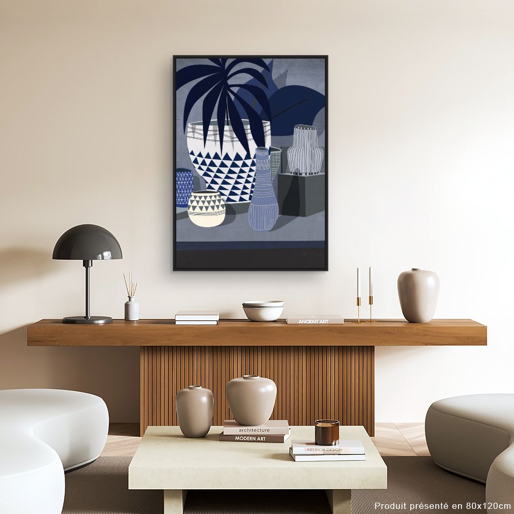 Tableau Vases géométriques élégants