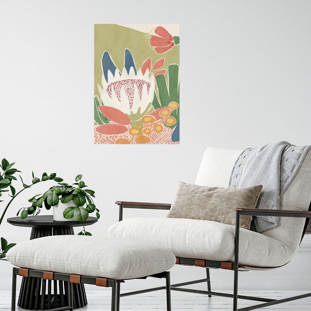 Affiche Fleurs abstraites élégantes