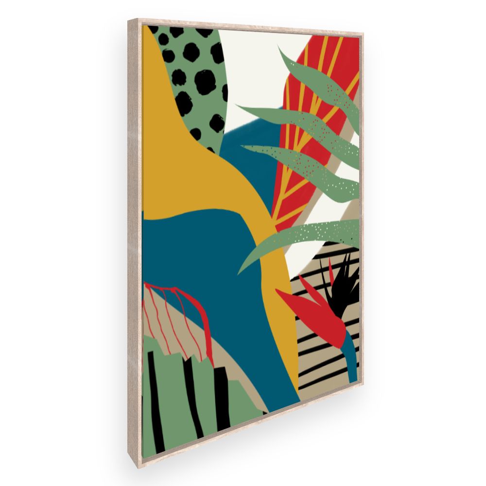 Toile Jungle abstraite