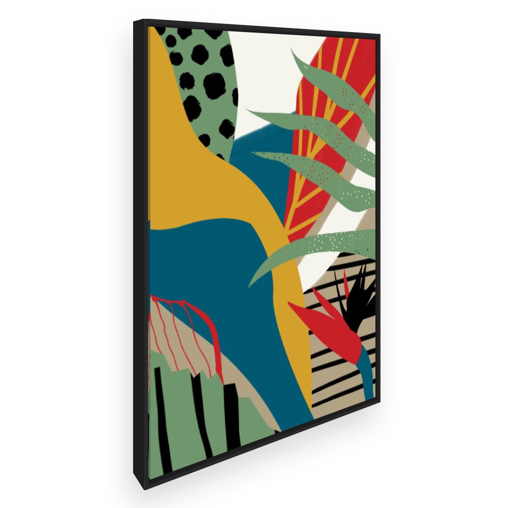 Toile Jungle abstraite