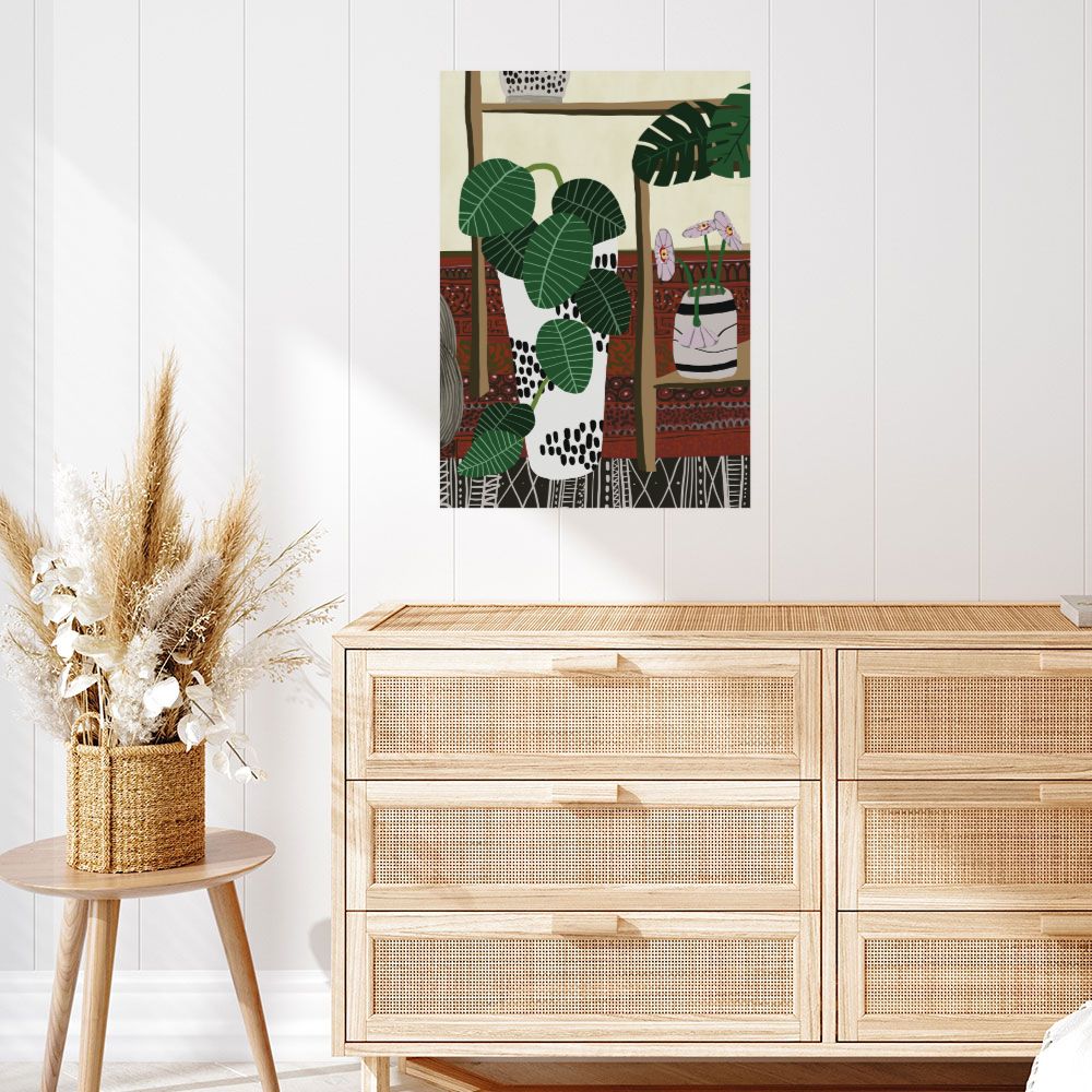 Affiche Plantes exotiques élégantes