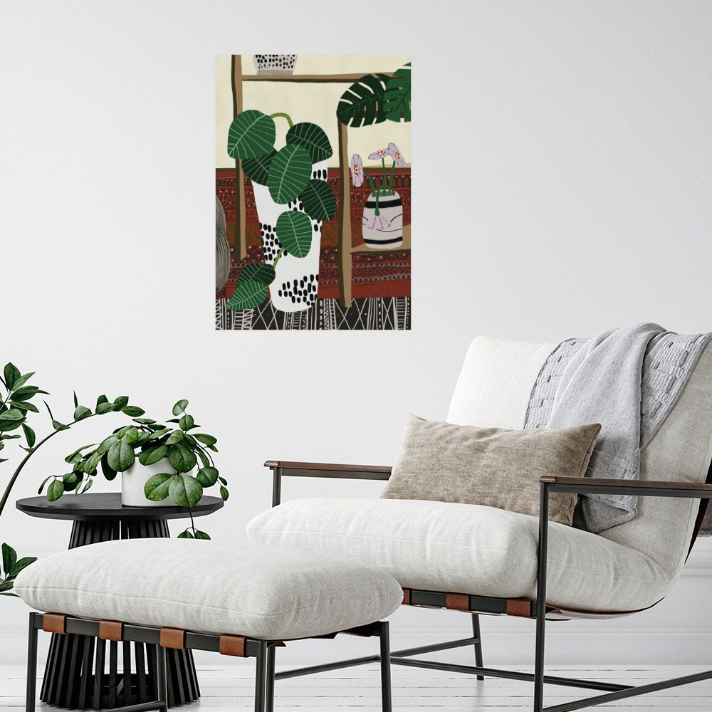 Affiche Plantes exotiques élégantes