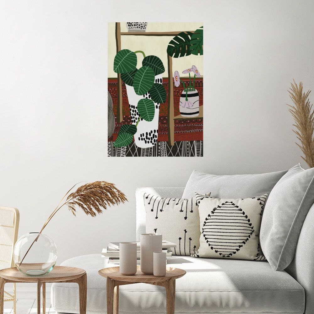 Affiche Plantes exotiques élégantes