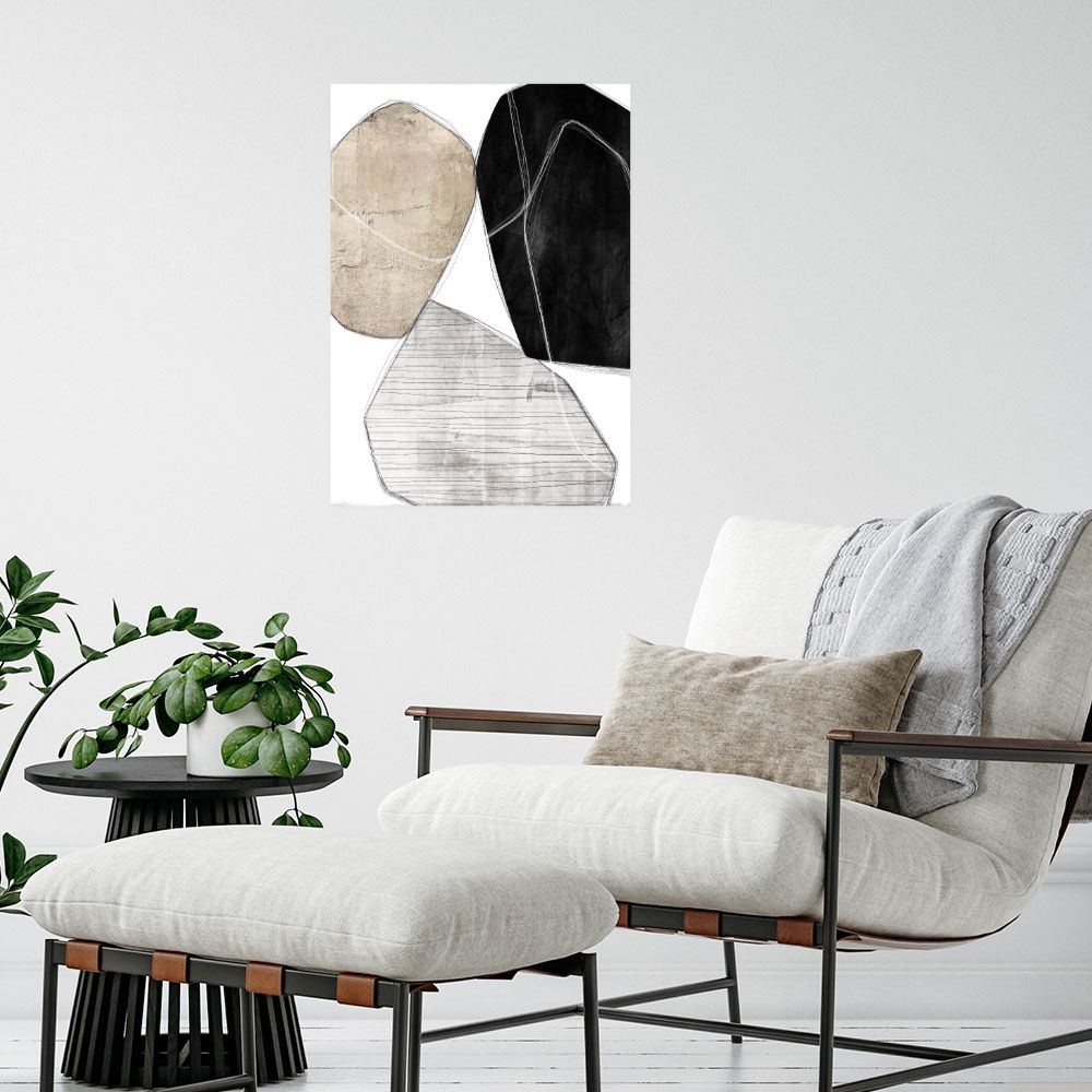 Affiche Formes abstraites élégantes