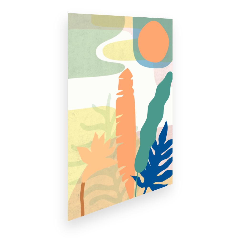 Affiche Jungle abstraite