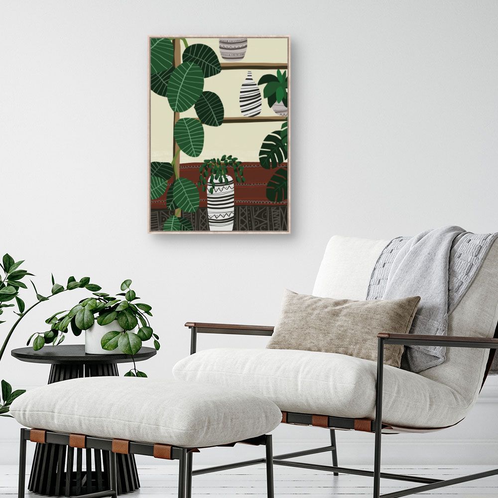 Tableau Plantes et vases