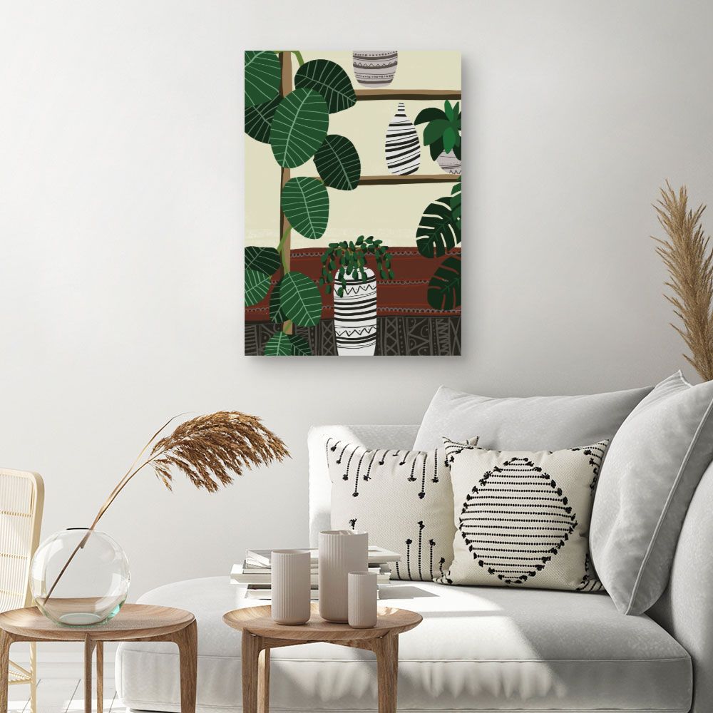 Tableau Plantes et vases