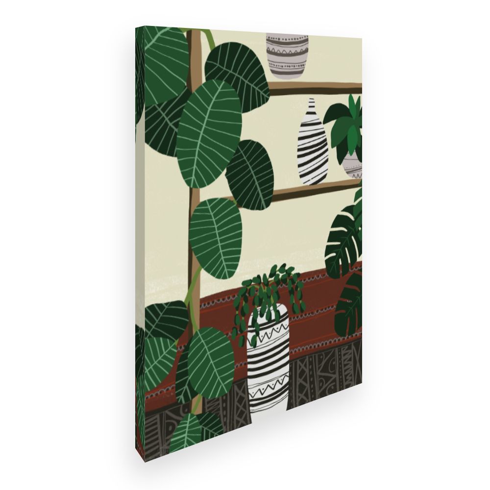 Toile Plantes et vases