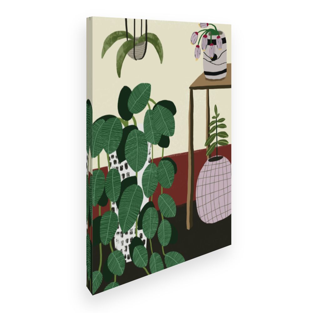 Toile Plantes luxuriantes