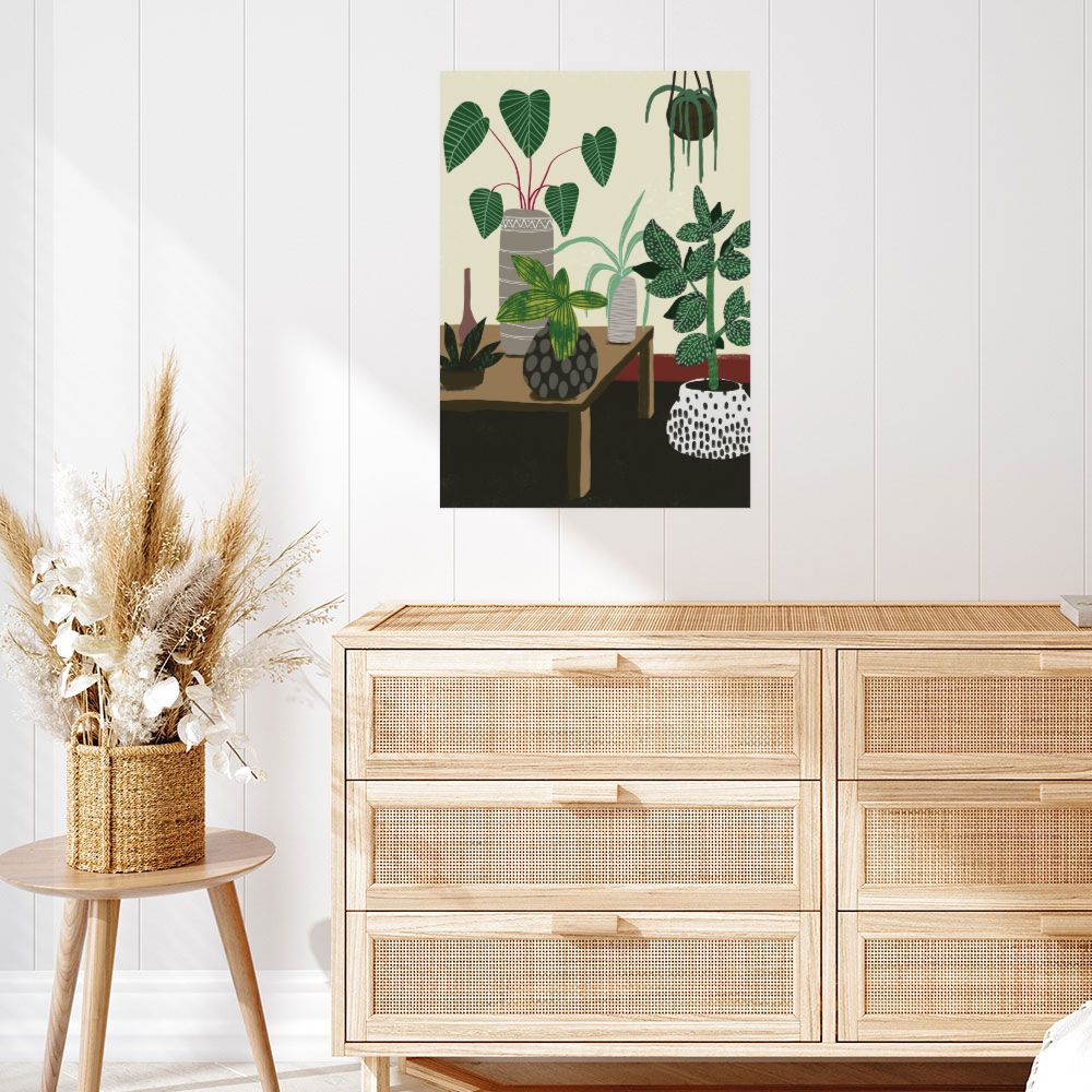 Affiche Jardin intérieur élégant