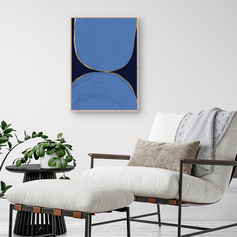 Tableau Cercle doré élégant