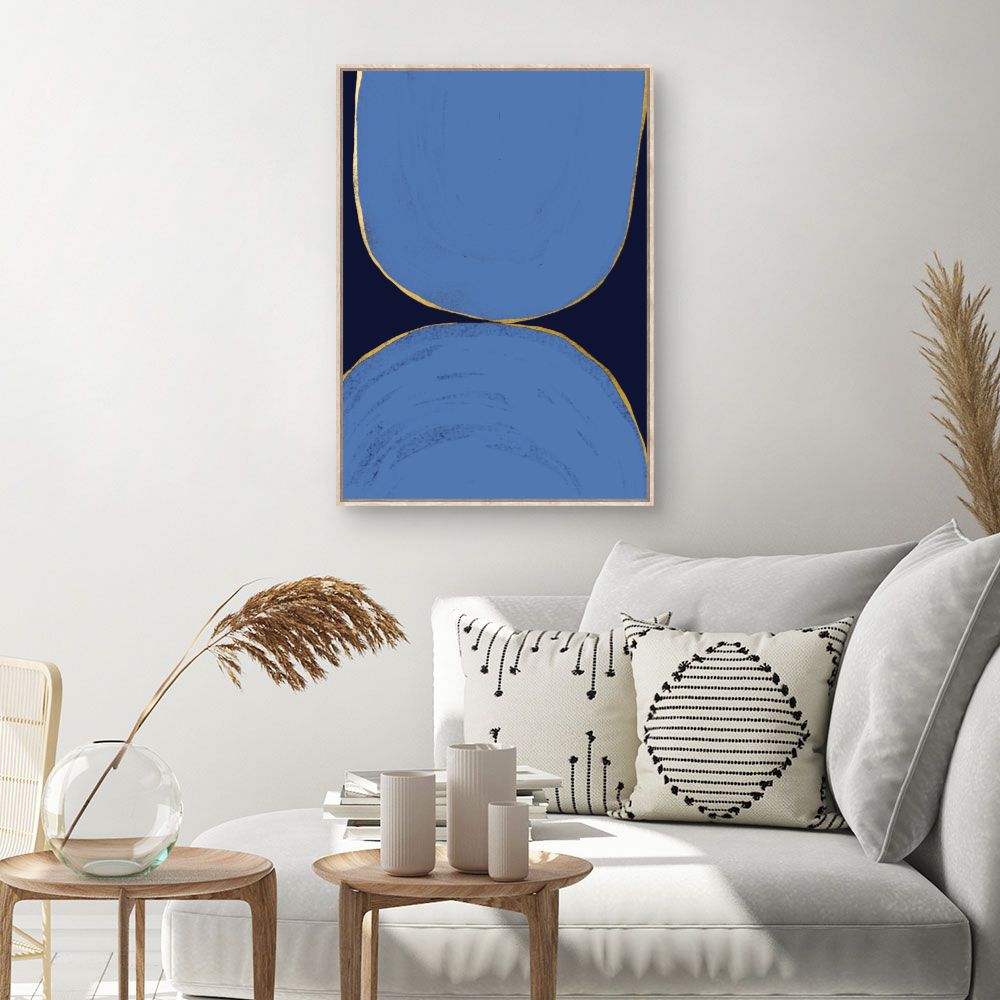 Tableau Cercle doré élégant