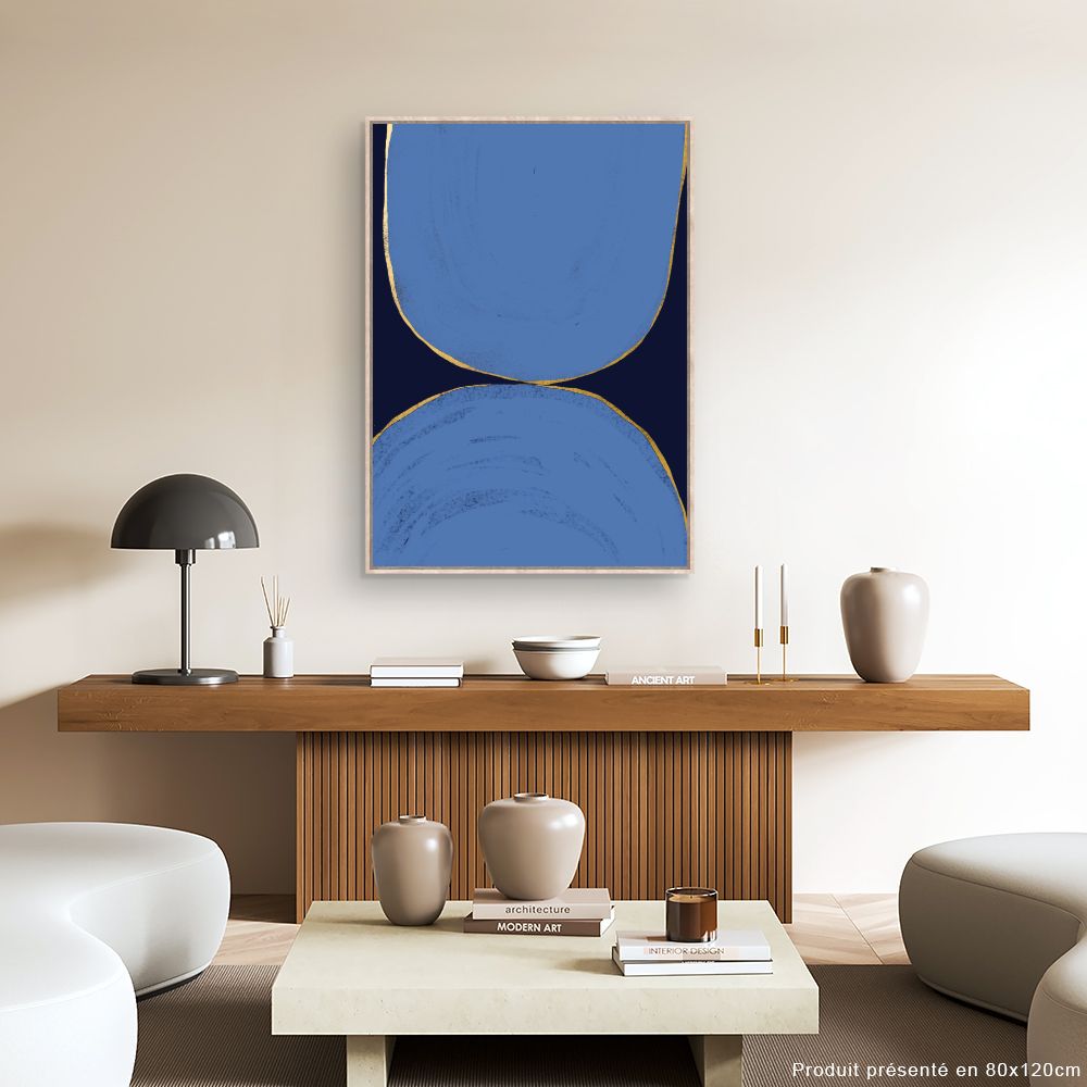 Tableau Cercle doré élégant