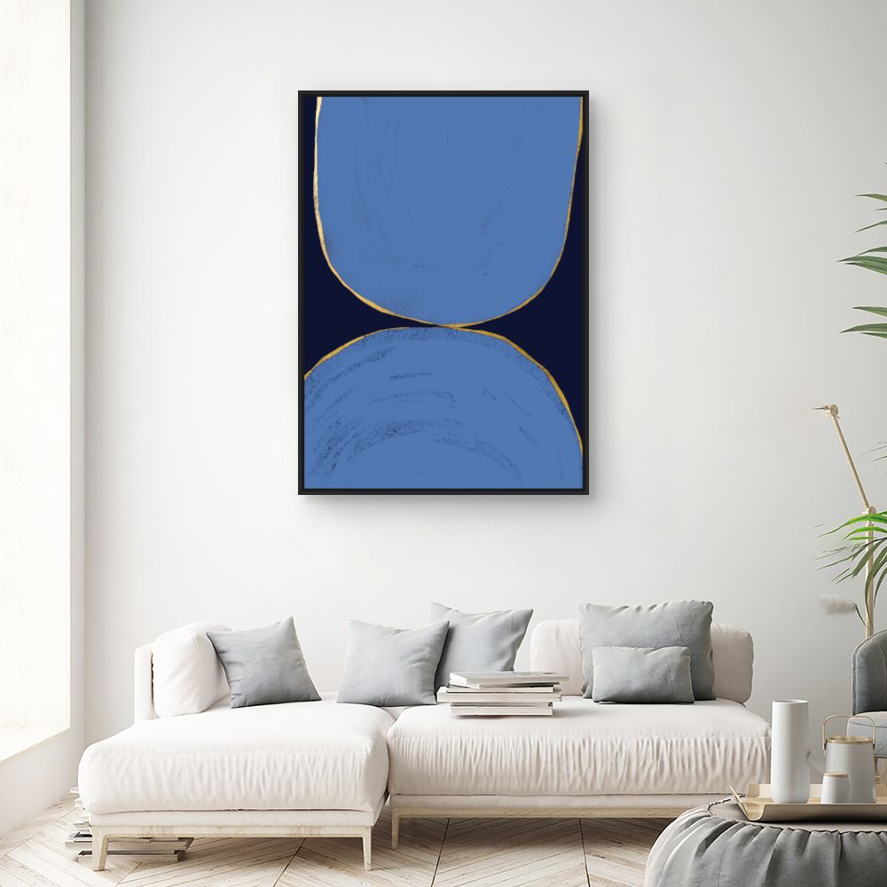 Tableau Cercle doré élégant