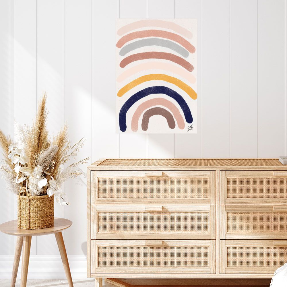 Affiche Arc-en-ciel abstrait