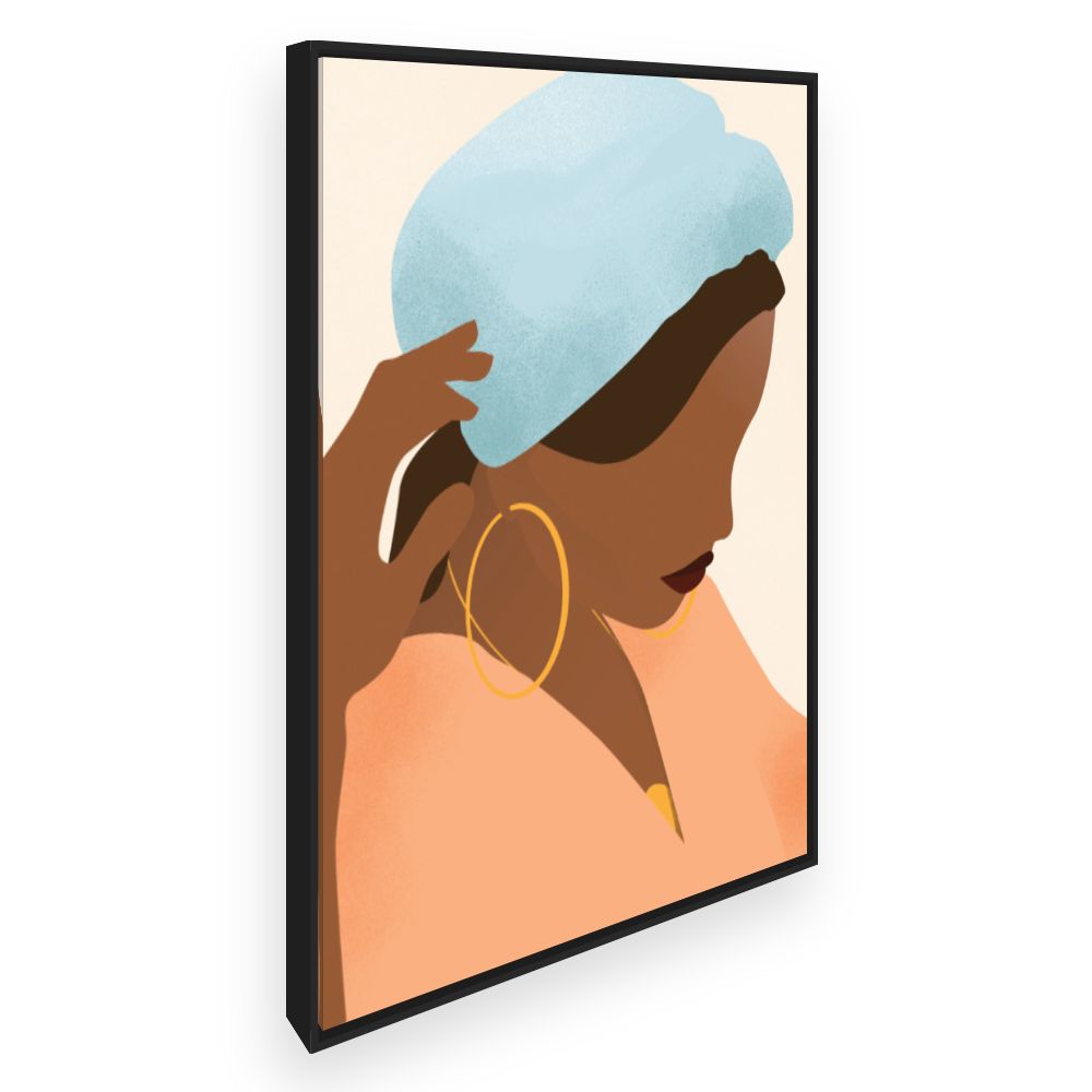Toile Élégance sereine féminine