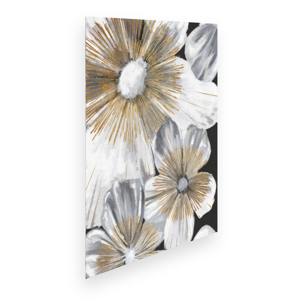 Affiche Fleurs scintillantes