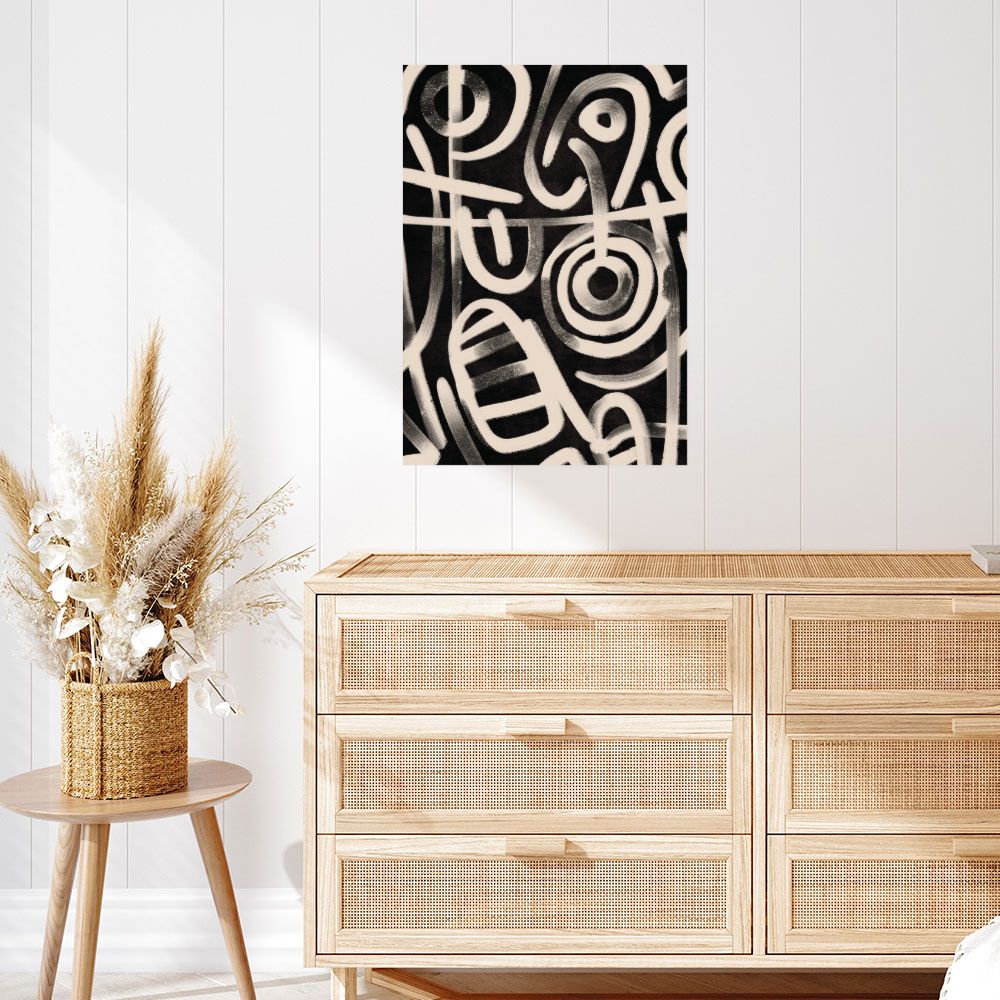 Affiche Motifs abstraits captivants