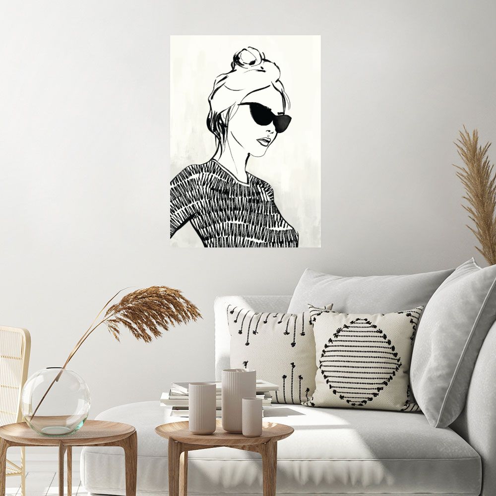 Affiche Portrait moderne