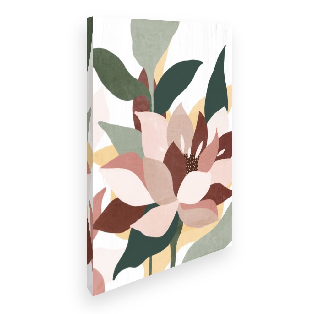 Toile Fleurs abstraites