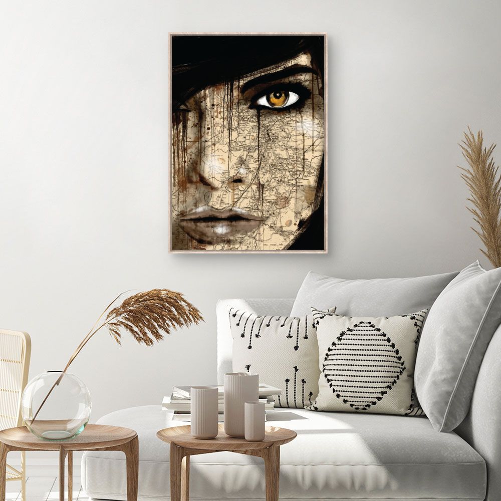 Tableau Regard mystérieux