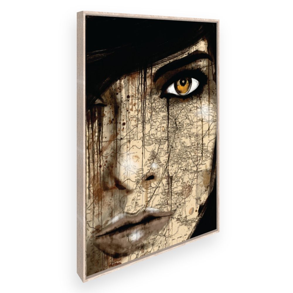 Toile Regard mystérieux