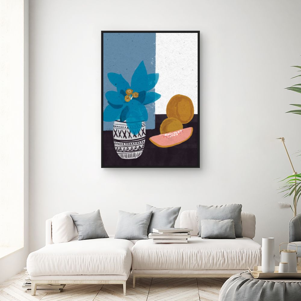 Tableau Vase fruité vibrant