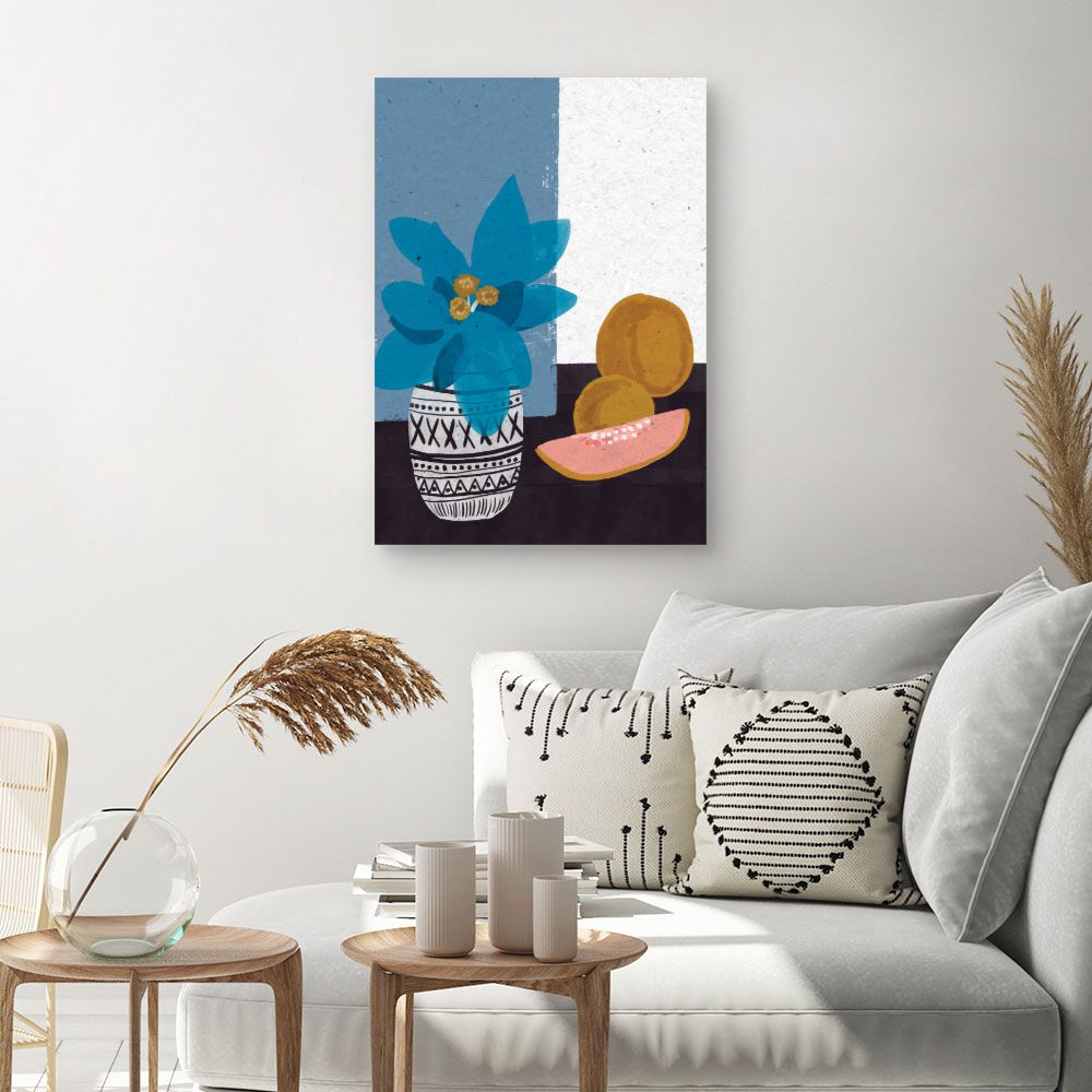 Tableau Vase fruité vibrant