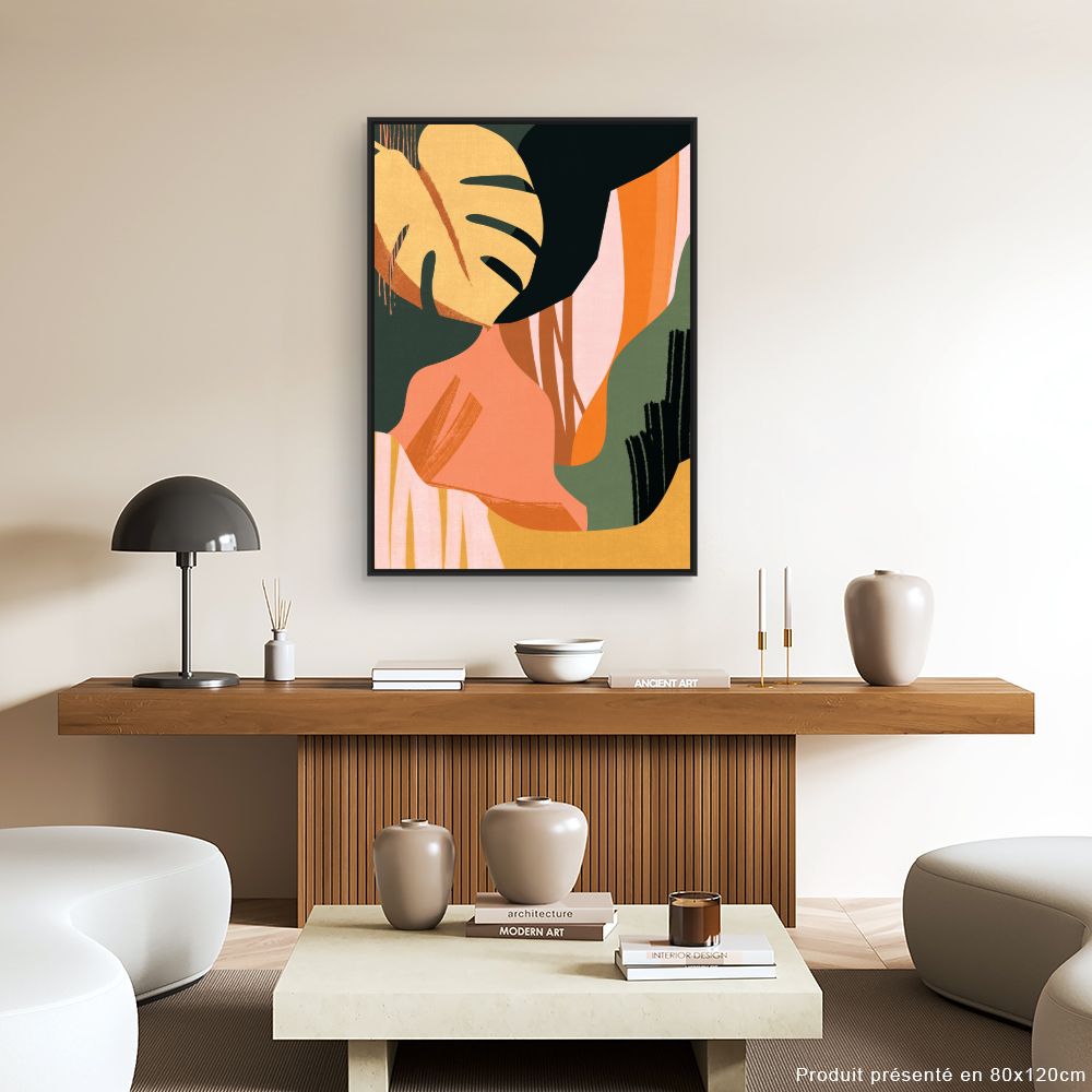 Tableau Art abstrait végétal