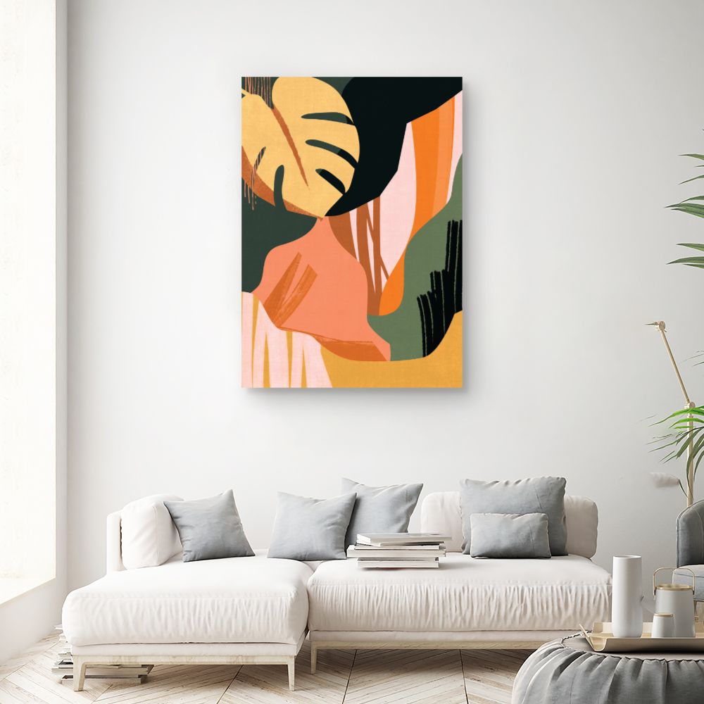 Tableau Art abstrait végétal