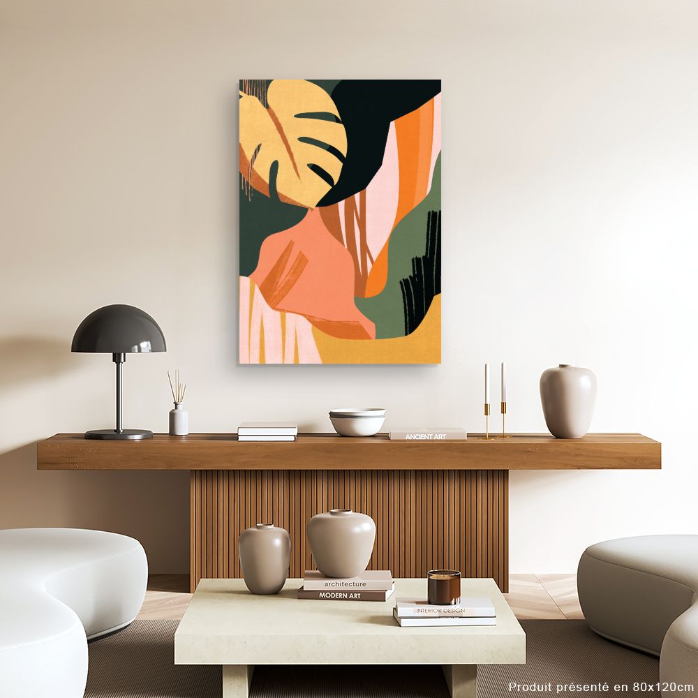 Tableau Art abstrait végétal