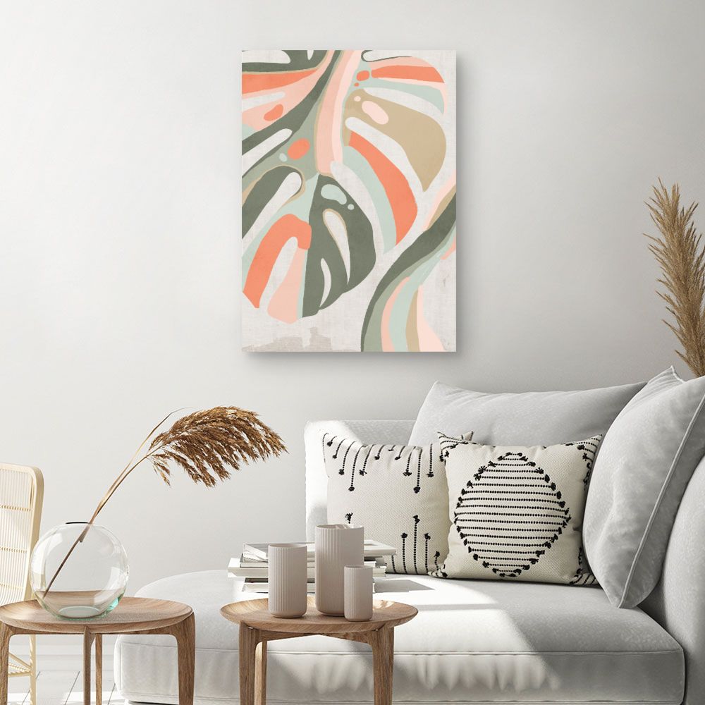 Tableau Feuilles abstraites modernes