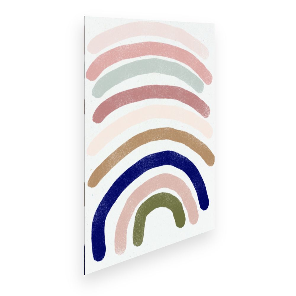 Affiche Douces arches colorées